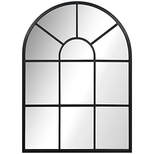 Miroir Mural Arqué Style Industriel 70x50 cm Miroir Mural Arqué Style Industriel 70x50 cm