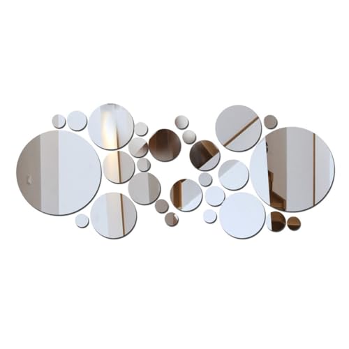 Miroirs autocollants muraux décoratifs ronds Miroirs autocollants muraux décoratifs ronds