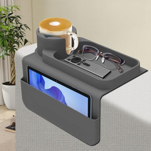 Plateau Accoudoir Canapé Multifonction en Silicone Plateau Accoudoir Canapé Multifonction en Silicone