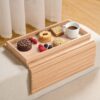 Plateau d'accoudoir en bambou pliable