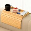 Plateau D'accoudoir Pliable en Bois Plateau D'accoudoir Pliable en Bois