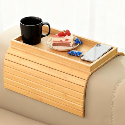 Plateau D'accoudoir Pliable en Bois Plateau D'accoudoir Pliable en Bois