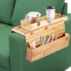 Plateau d'accoudoirs en bambou flexible Plateau d'accoudoirs en bambou flexible