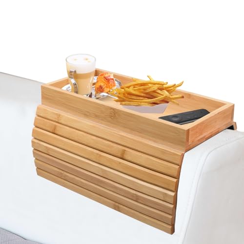Plateau de Canapé en Bambou Pliable Plateau de Canapé en Bambou Pliable