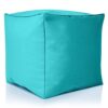 Pouf d'Extérieur Turquoise 40x40 cm Pouf d'Extérieur Turquoise 40x40 cm