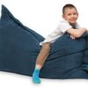 Pouf Géant Velours Côtelé Déhoussable