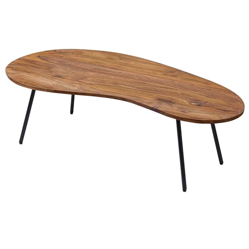 Table Basse en Bois de Sheesham Retro Table Basse en Bois de Sheesham Retro