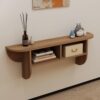 Table Console d'Entrée en Bois Massif Table Console d'Entrée en Bois Massif