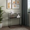 Table Console Design Industriel Noir Table Console Design Industriel Noir