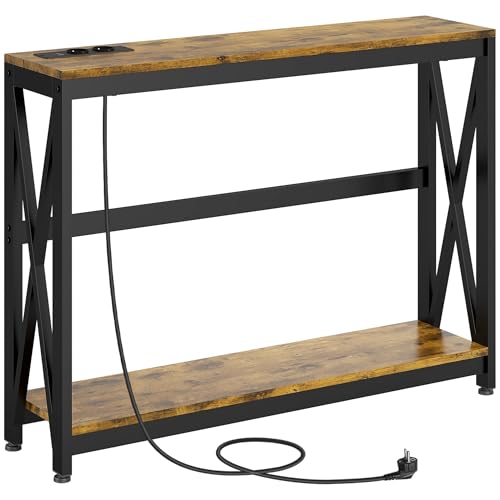 Table Console HOMCOM avec Multiprise USB