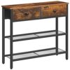 Table Console HOOBRO avec Tiroirs