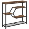 Table Console Industrielle à 5 Niveaux Table Console Industrielle à 5 Niveaux