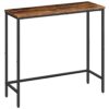 Table Console Industrielle en Bois et Métal Table Console Industrielle en Bois et Métal