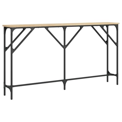 Table Console Élégante en Chêne Sonoma Table Console Élégante en Chêne Sonoma