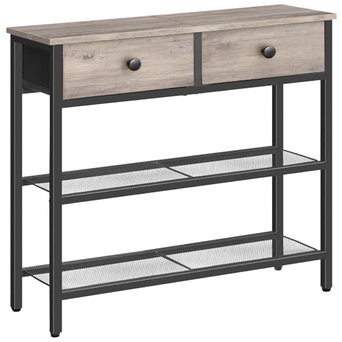 Table Console Longue HOOBRO avec 2 tiroirs Table Console Longue HOOBRO avec 2 tiroirs