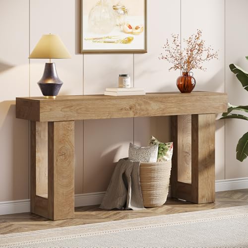 Table Console Rectangulaire 160 cm Naturel Table Console Rectangulaire 160 cm Naturel