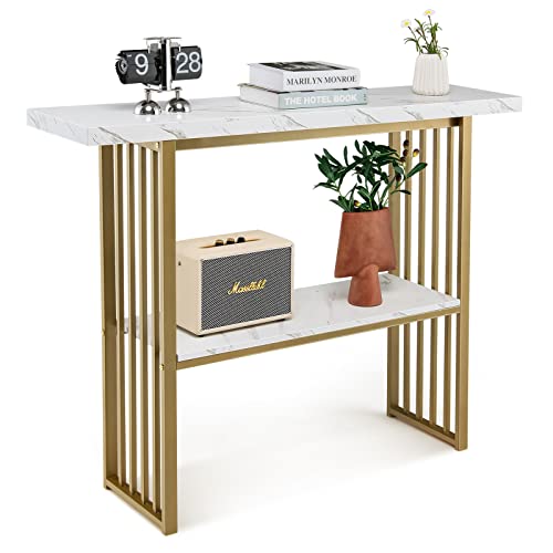 Table Console Scandinave à 2 Niveaux Table Console Scandinave à 2 Niveaux