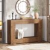Table Console Tribesigns en Bois Naturel Table Console Tribesigns en Bois Naturel