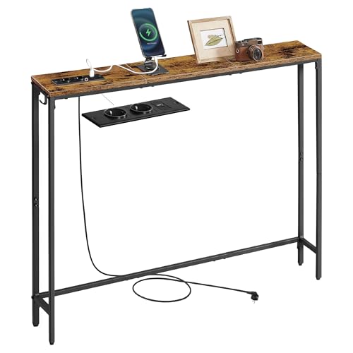 Table Console VASAGLE avec Multiprise Intégrée Table Console VASAGLE avec Multiprise Intégrée