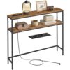 Table Console VASAGLE avec Prise Intégrée Table Console VASAGLE avec Prise Intégrée