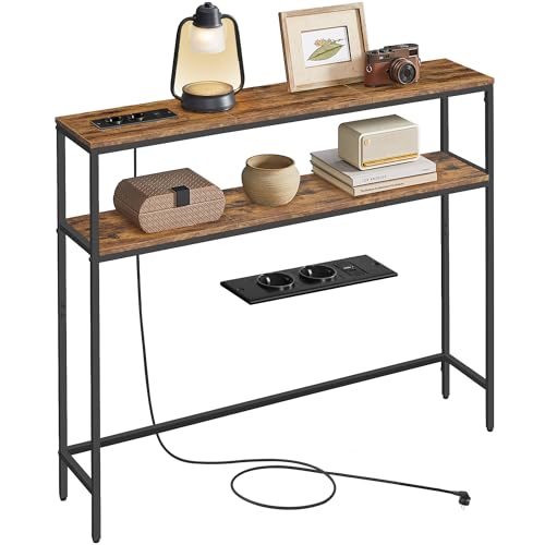 Table Console VASAGLE avec Prise Intégrée Table Console VASAGLE avec Prise Intégrée