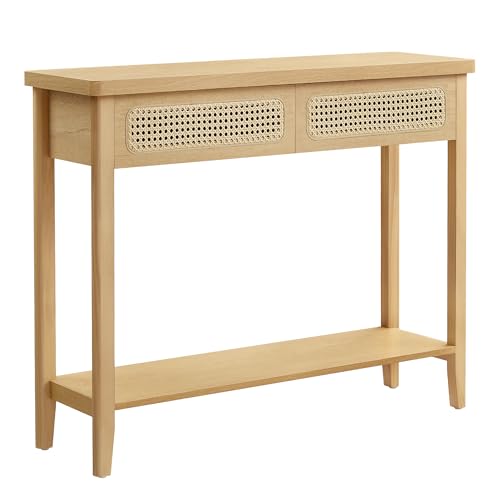 Table Console VASAGLE en Bois Beige