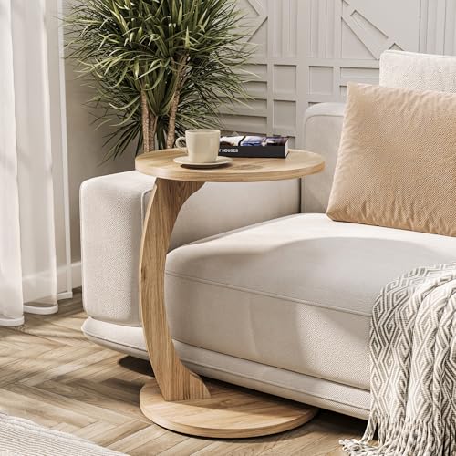 Table d'appoint ronde avec roulettes Table d'appoint ronde avec roulettes