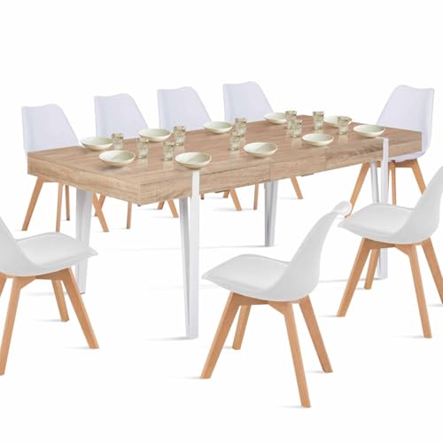 Table à Manger Extensible Austria 6-10 Personnes