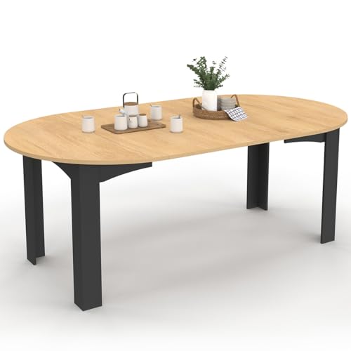 Table à Manger Extensible Dona Noir