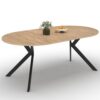 Table à Manger Extensible Ronde Alix Table à Manger Extensible Ronde Alix