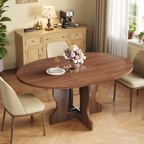 Table à Manger Extensible Ronde pour 8