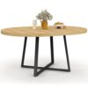Table à Manger Extensible Ronde Selma Table à Manger Extensible Ronde Selma