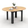 Table à Manger Ronde Extensible Dona Table à Manger Ronde Extensible Dona