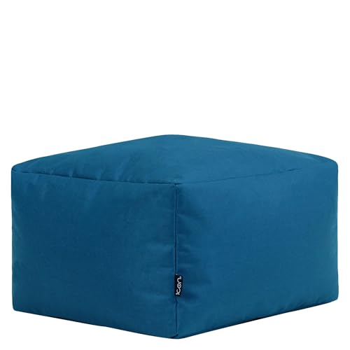 Tabouret Pouf Repose Pieds Bleu Canard Tabouret Pouf Repose Pieds Bleu Canard