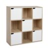 Étagère de Rangement 9 Cubes En Bois Étagère de Rangement 9 Cubes En Bois