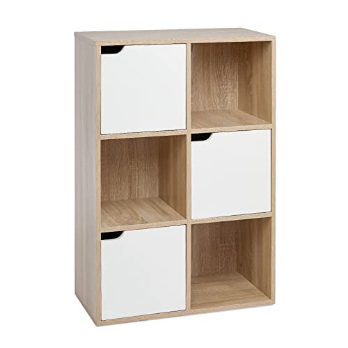 Étagère Moderne à 6 Cubes en Bois Étagère Moderne à 6 Cubes en Bois