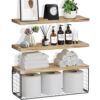 Étagère Murale Multifonctionnelle en Bois Étagère Murale Multifonctionnelle en Bois