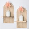 Étagères Murales Bois Bohème 2 pcs Étagères Murales Bois Bohème 2 pcs