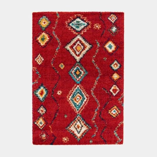 Tapis berbère Azilal rouge 160x230 cm Tapis berbère Azilal rouge 160x230 cm