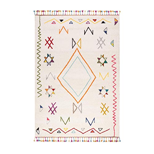 Tapis Berbère Moderne Crème 120 x 170 cm Tapis Berbère Moderne Crème 120 x 170 cm