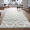Tapis Berbère à Relief - Crème 160x230 cm Tapis Berbère à Relief - Crème 160x230 cm
