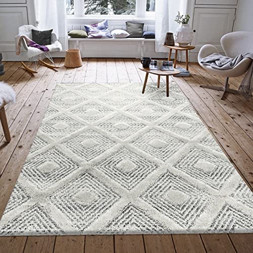 Tapis Berbère à Relief - Crème 160x230 cm Tapis Berbère à Relief - Crème 160x230 cm