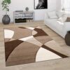 Tapis De Salon Modernes 3D Marron Tapis De Salon Modernes 3D Marron
