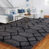 Tapis Géométrique Doux 120x180 cm