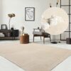 Tapis Moderne Relax Beige Antidérapant Tapis Moderne Relax Beige Antidérapant