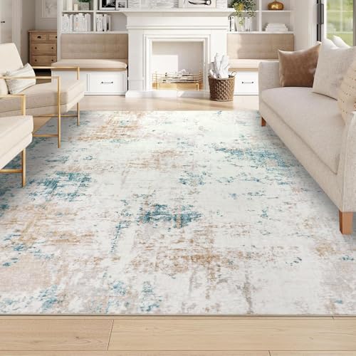 Tapis Salon Beige 160x230cm Antidérapant