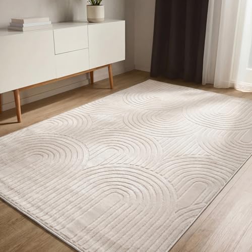 Tapis Salon Claire - Crème 120x170 cm Tapis Salon Claire - Crème 120x170 cm