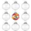 15 Boules de Noël Transparentes à Décorer