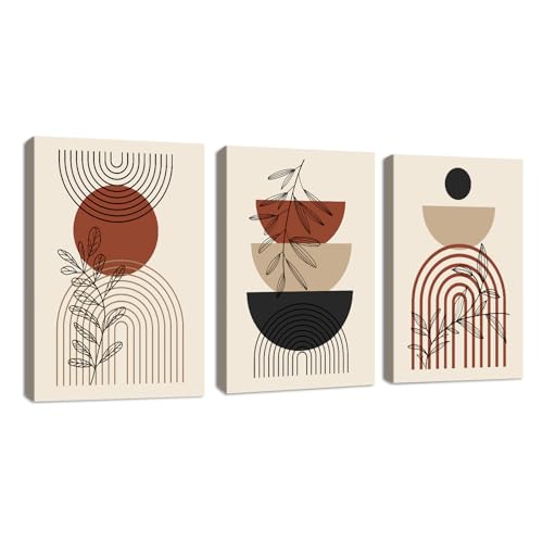 3 Panneaux Décoratifs Boho Beige 3 Panneaux Décoratifs Boho Beige