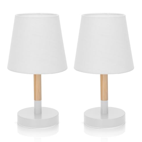 Aigostar Lampe de Table Moderne en Bois Aigostar Lampe de Table Moderne en Bois
